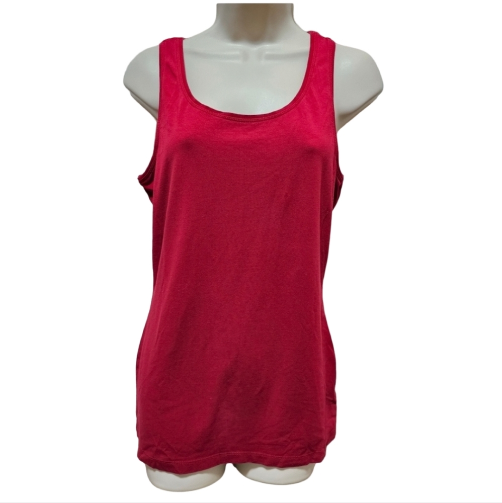 Women's Talbots Dark Red Tank Top